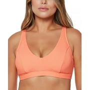 Bleu Rod Beattie CORAL CHIC Over the Shoulder Bikini Swim Top, US 34D, UK 34D